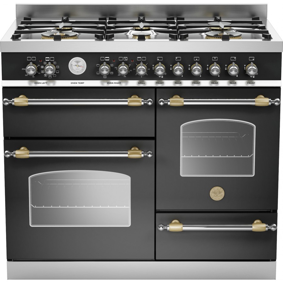 Bertazzoni HER100 6 MFE T NE T Μικτή Κουζίνα Bertazzoni HER100 6 MFE T NE T Μικτή Κουζίνα